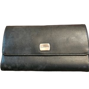 Liz Claiborne Black Leather Wallet